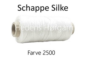 Schappe- Seide 120/2x4 farve 2500 hvid